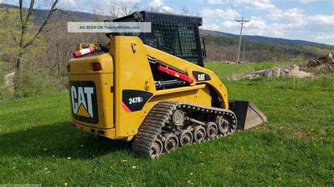 how to loosen tracks on cat skid steer|cat 247b3 skid steering.